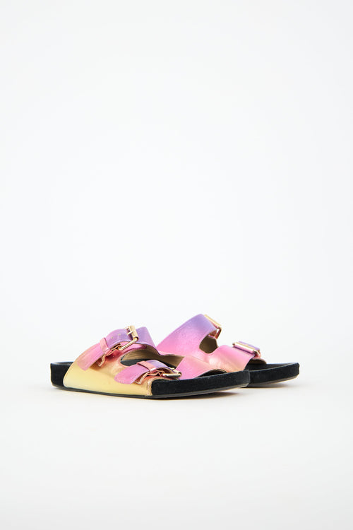 Isabel Marant Leather Lennyo Slide