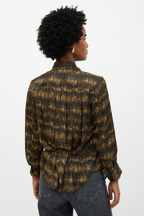 Isabel Marant Satin Printed Blouse