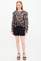 Isabel Marant Sheer Floral Blouse