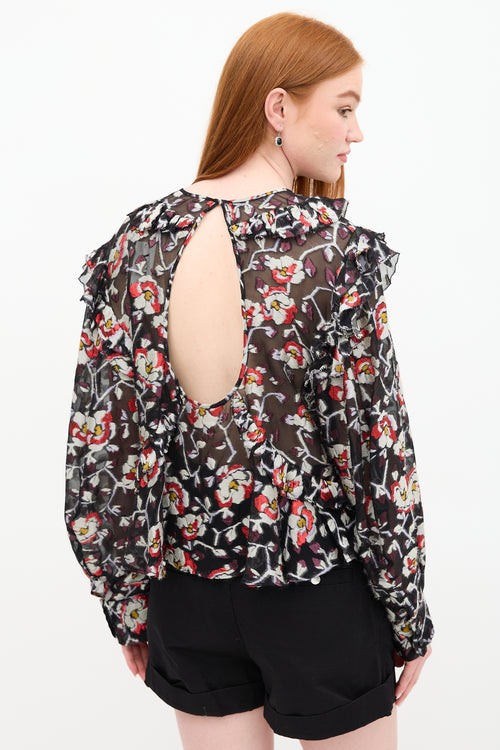 Isabel Marant Sheer Floral Blouse