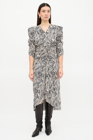 Isabel Marant Silk Printed Albi Dress