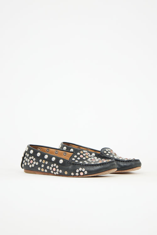 Isabel Marant Leather Studded Loafer