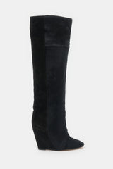 Isabel Marant Suede & Hair Shiela Knee Boot