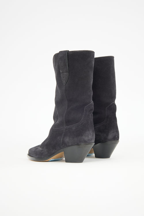 Isabel Marant Suede Duerto Western Boot