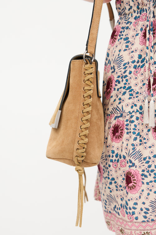 Isabel Marant Suede Kleny Whipstitch Bag