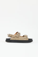Isabel Marant Suede Studded Ophie Sandal