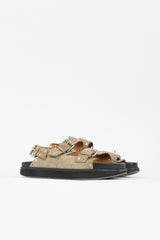 Isabel Marant Suede Studded Ophie Sandal