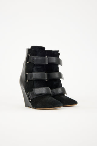 Isabel Marant Leather & Suede Scarlet Boot