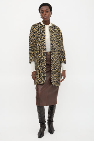 Isabel Marant Wool Emmett Patterned Coat