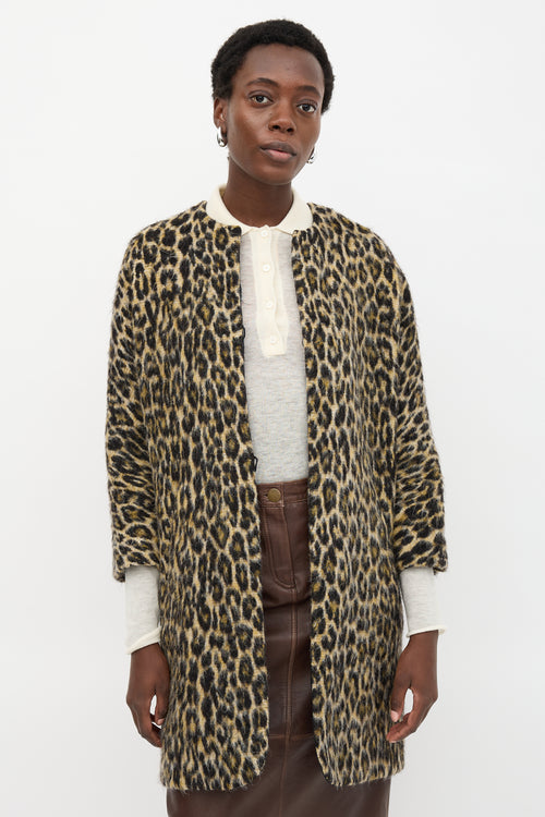 Isabel Marant Wool Emmett Patterned Coat