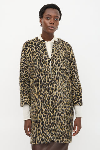 Isabel Marant Wool Emmett Patterned Coat