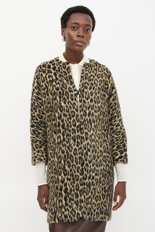 Isabel Marant Wool Emmett Patterned Coat