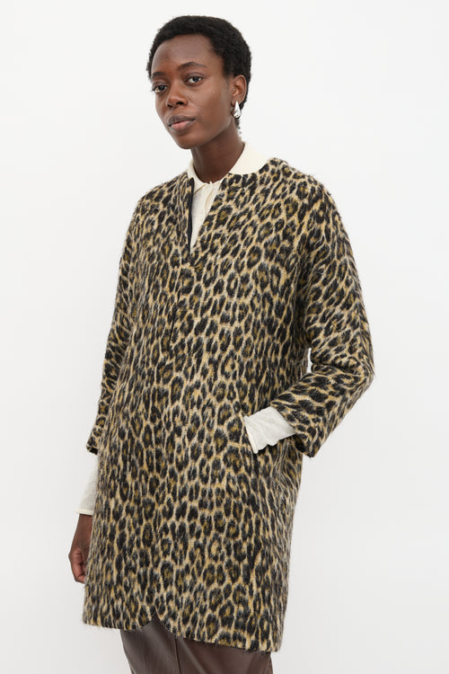 Isabel Marant Wool Emmett Patterned Coat