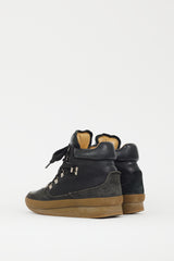 Isabel Marant Étoile Black & Brown Brent Hiking Boot