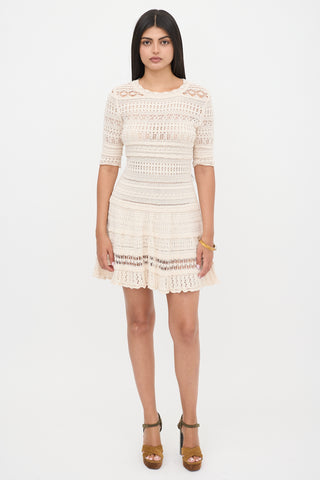 Isabel Marant Étoile Crochet Fauve Dress