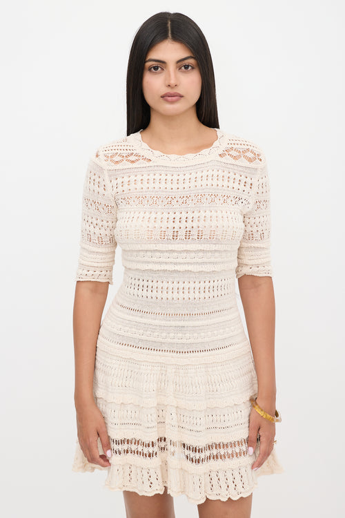 Isabel Marant Étoile Crochet Fauve Dress