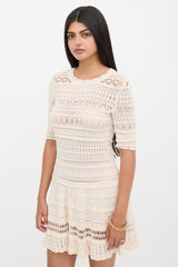 Isabel Marant Étoile Crochet Fauve Dress