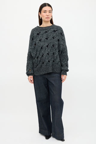Isabel Marant Étoile Cut Out Knit Sweater