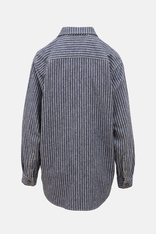 Isabel Marant Étoile Flannel Pinstripe Shirt