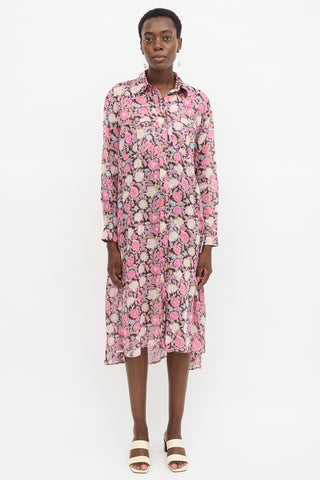 Isabel Marant Étoile Floral Eliane Shirt Dress
