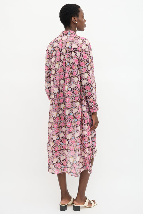 Isabel Marant Étoile Floral Eliane Shirt Dress