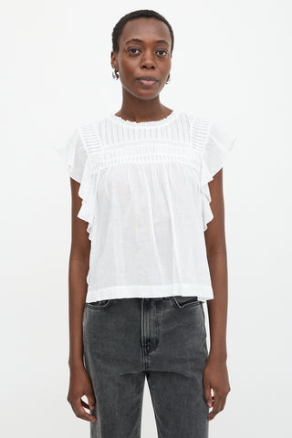 Isabel Marant Étoile Layona Pleated Blouse