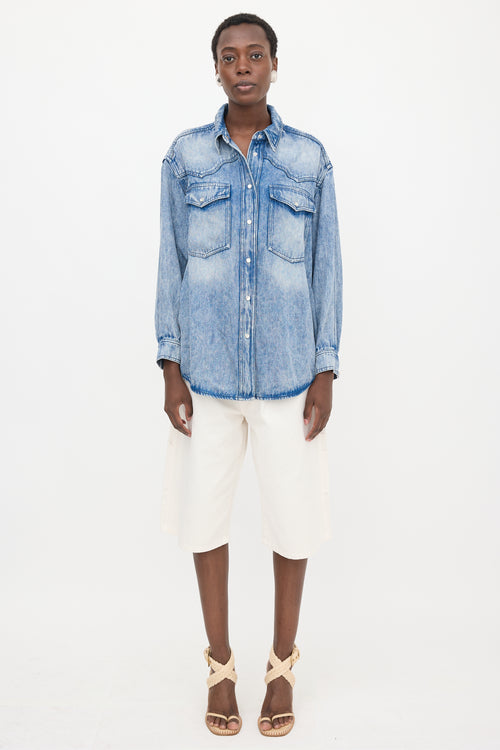 Isabel Marant Étoile Lyocell Denim Taniami Shirt