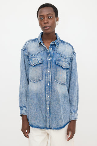 Isabel Marant Étoile Lyocell Denim Taniami Shirt