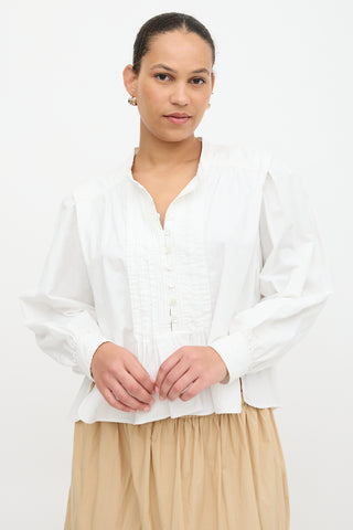 Isabel Marant Étoile Pleated Okina Blouse