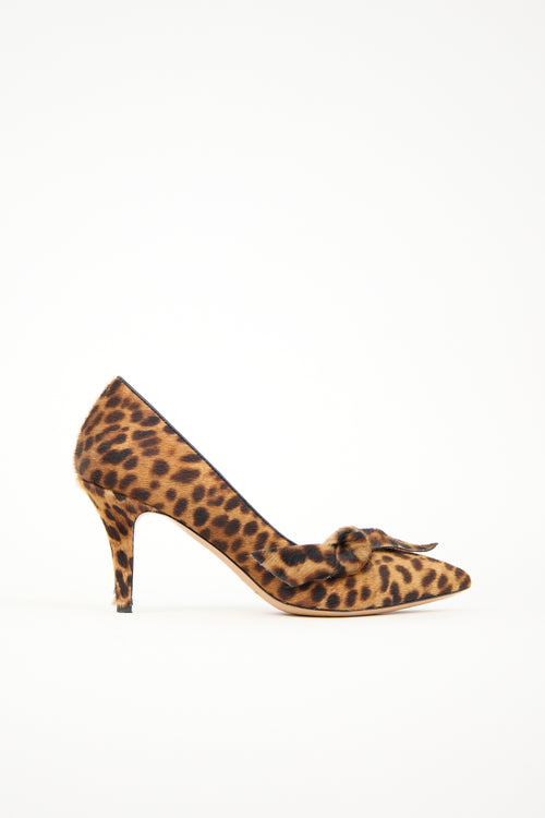 Isabel Marant Étoile Printed Hair Poppy Pump