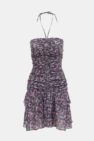 Isabel Marant Étoile Printed Ilanka Halter Dress