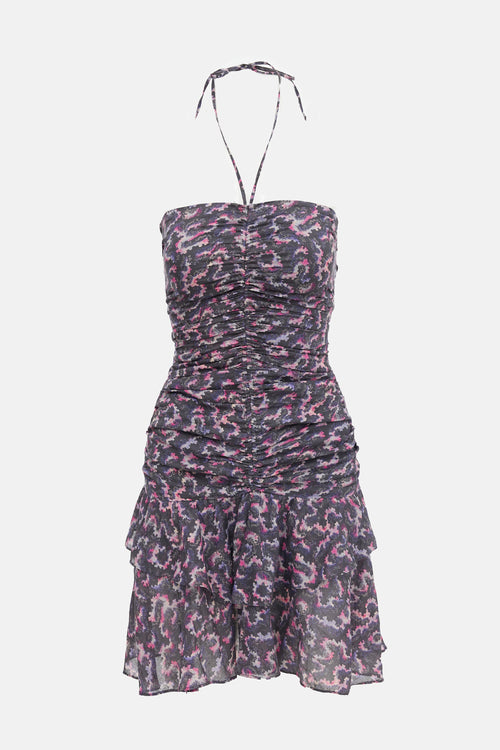 Isabel Marant Étoile Printed Ilanka Halter Dress