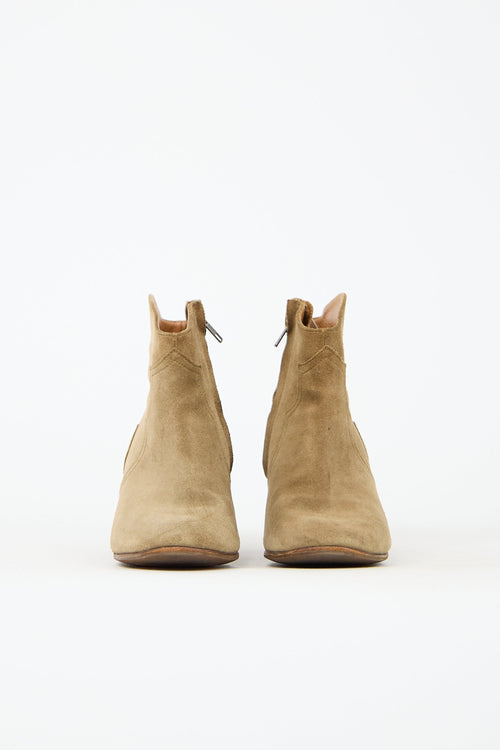 Isabel Marant Étoile Suede Dicker Ankle Boot