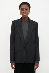Isabel Marant Étoile Wool Charlyne Plaid Blazer