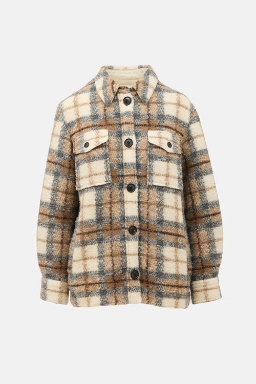 Wool Gaston Plaid Jacket