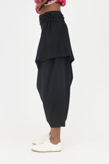 Issey Miyake Asymmetrical Draped Skirt