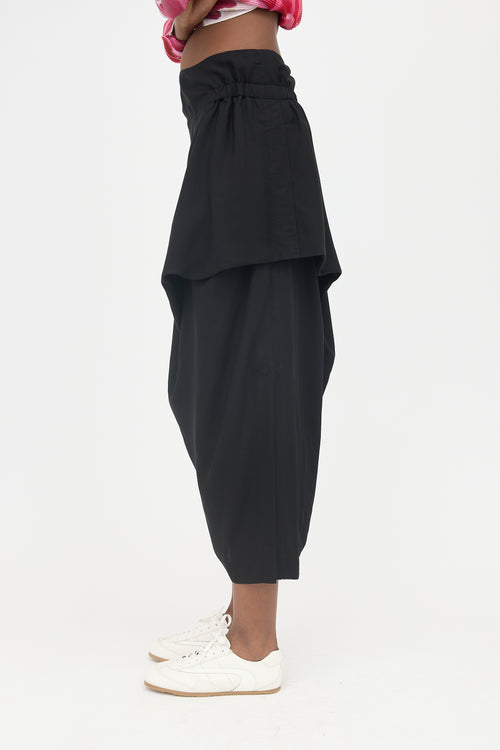 Issey Miyake Asymmetrical Draped Skirt