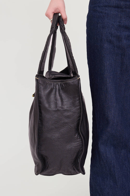 Fete Leather Tote Bag