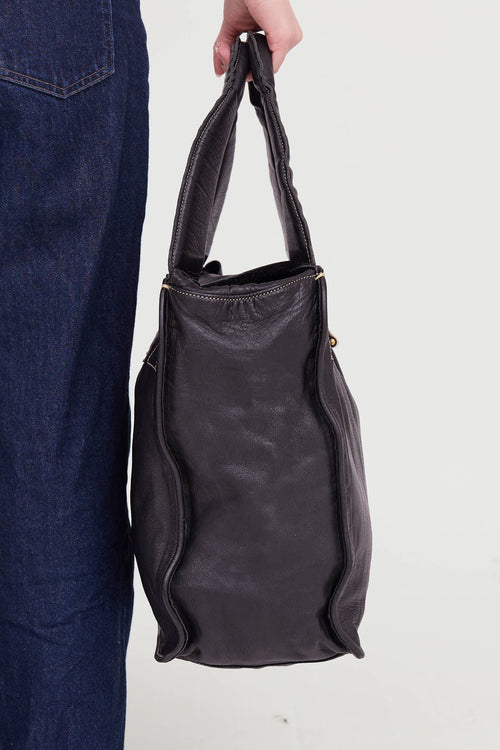 Fete Leather Tote Bag