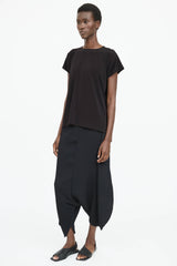 Pleats Please Issey Miyake Pleated Drop Seat Pant