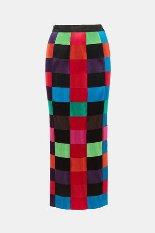 Issey Miyake FW 1996 Woven Ribbon Skirt