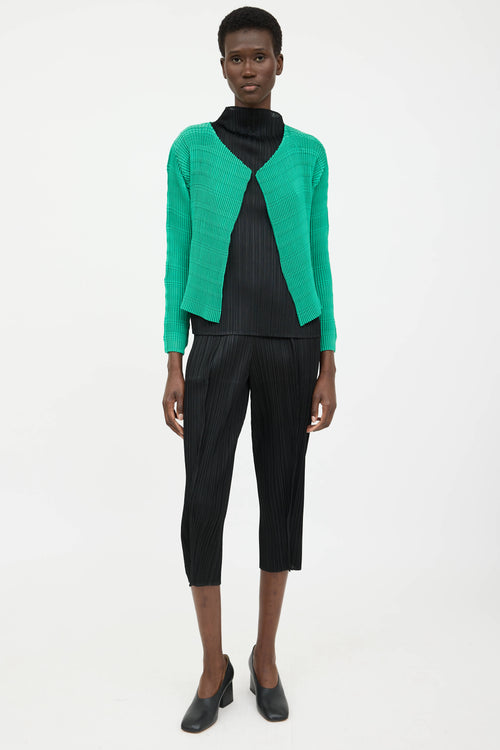 Issey Miyake Stripe Like Cardigan