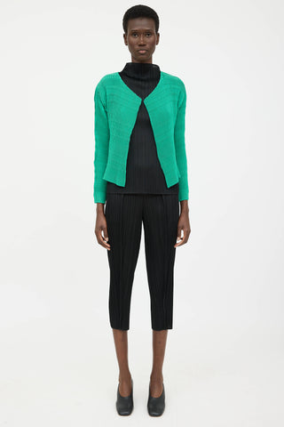 Issey Miyake Stripe Like Cardigan