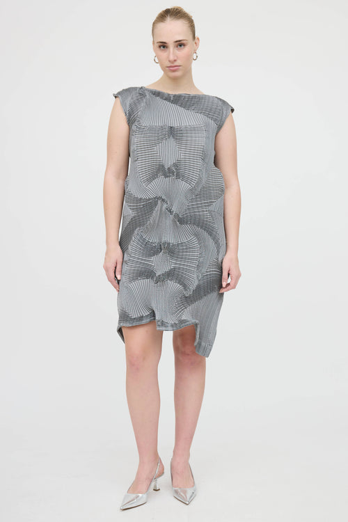 Issey Miyake Pleated Corona Dress