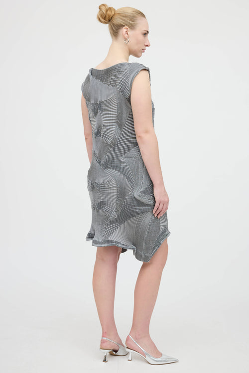 Issey Miyake Pleated Corona Dress