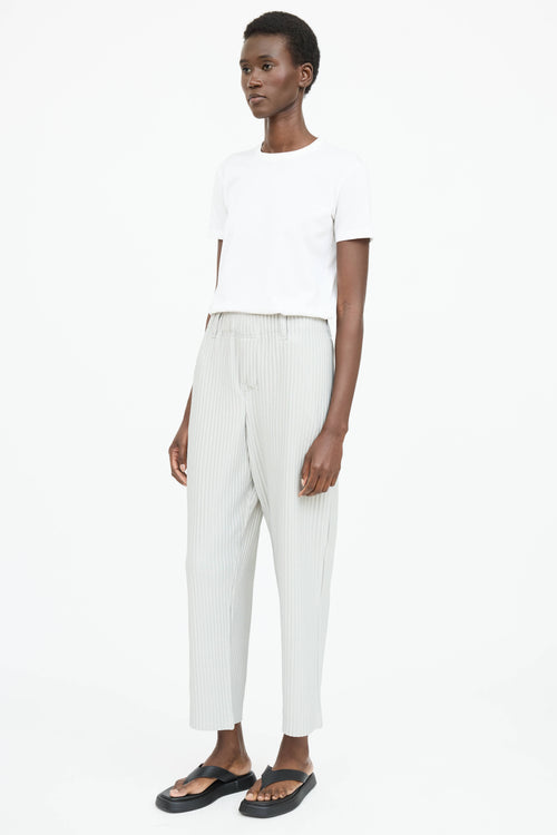 Homme Plisse Issey Miyake Pleated Straight Leg Pant