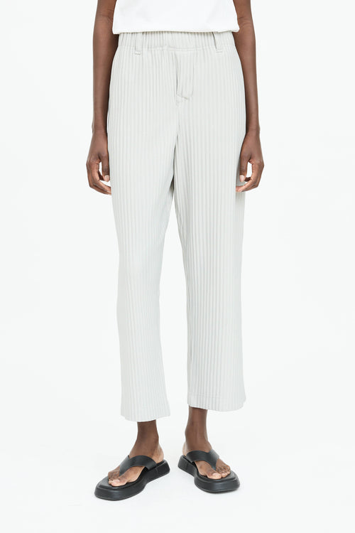 Homme Plisse Issey Miyake Pleated Straight Leg Pant