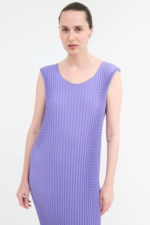 Issey Miyake Knit Pleated Dress