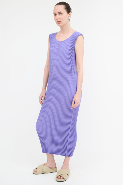 Issey Miyake Knit Pleated Dress