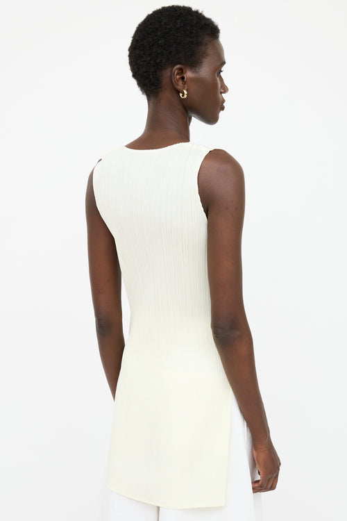 Pleats Please Issey Miyake Pleated Sleeveless Top